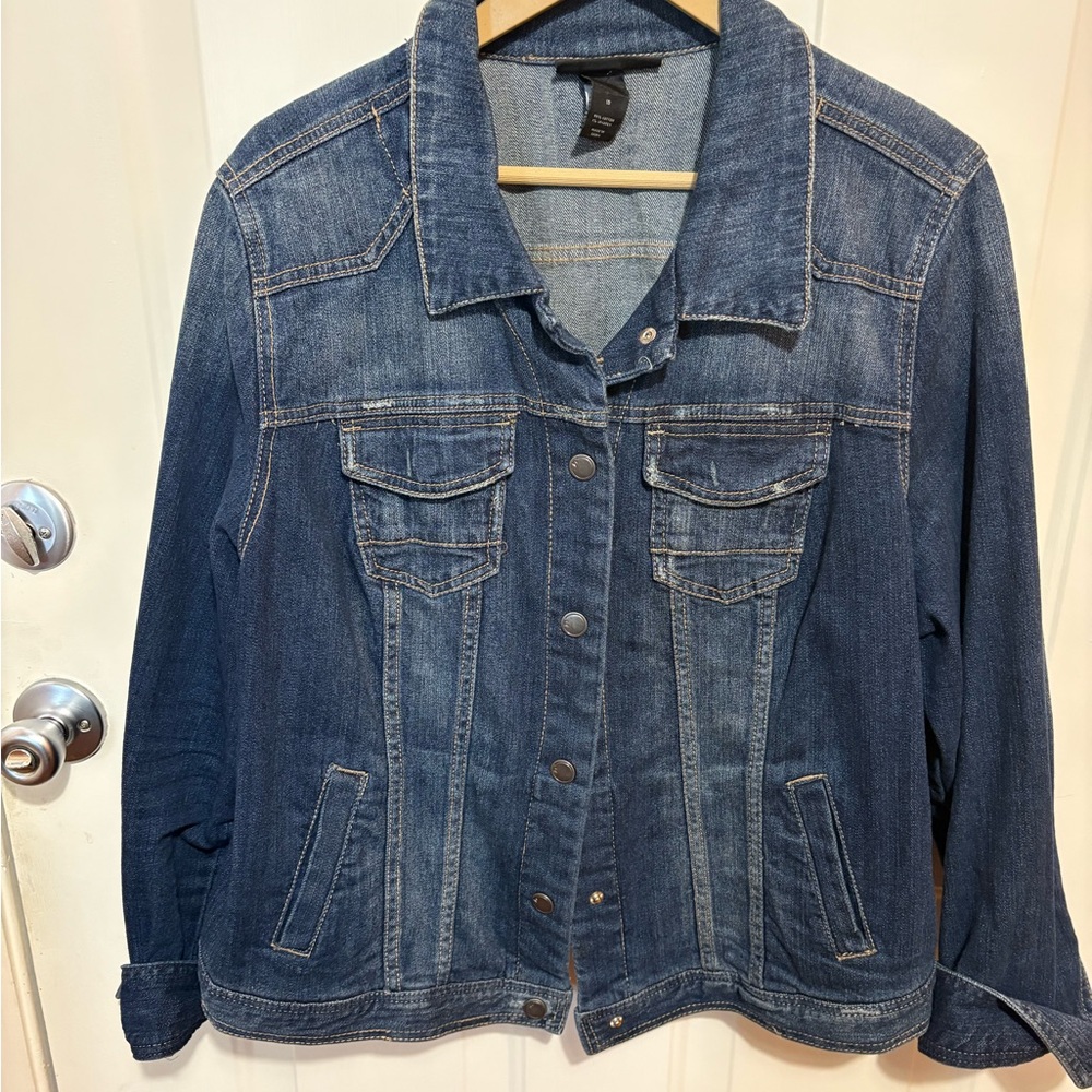Lane Bryant Classic Blue Jean Jacket